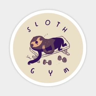 sloth gym Magnet